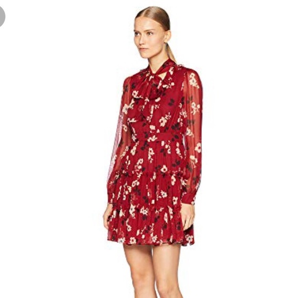 camelia chiffon mini dress